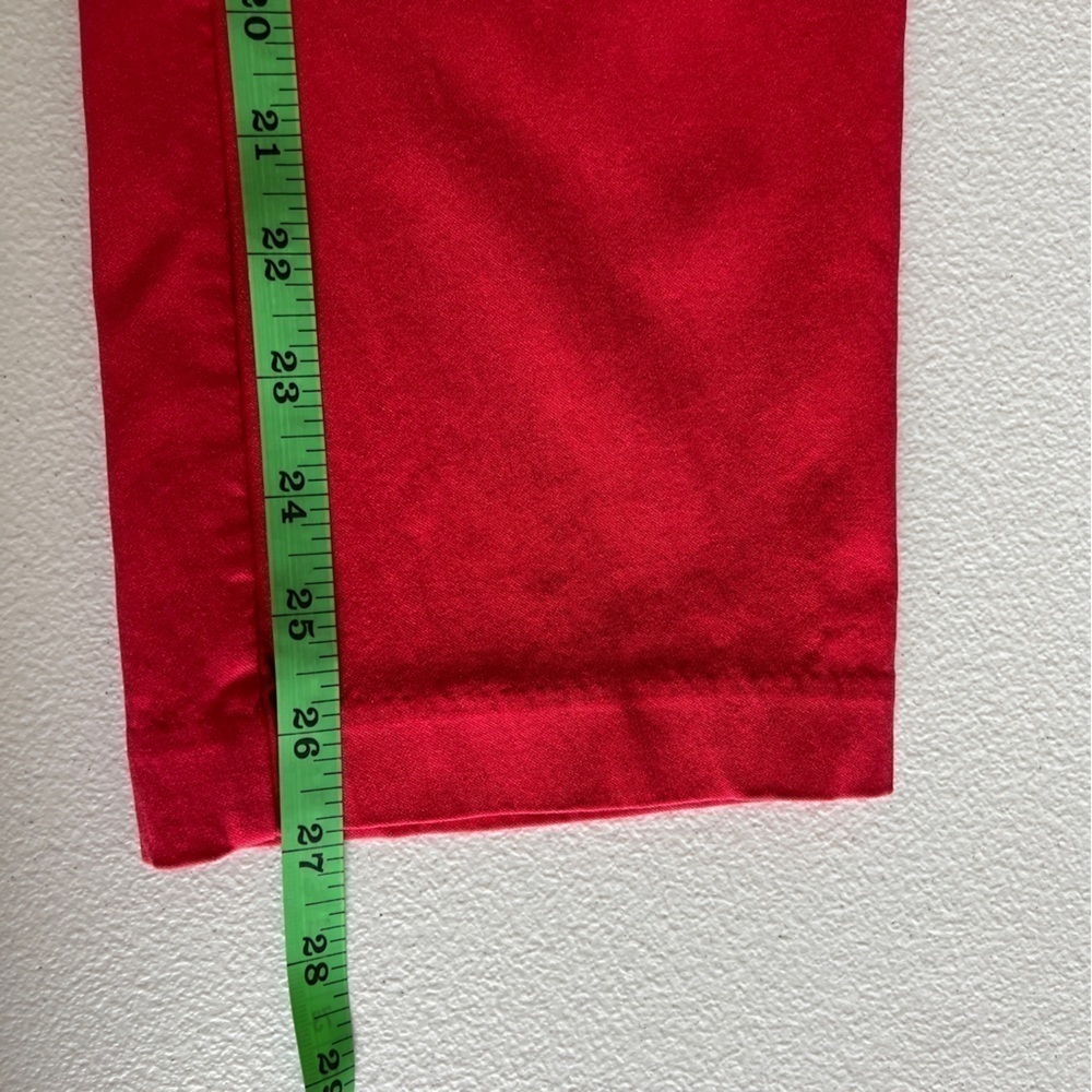Glimpse Stretch Pants Red Pull on Elastic Waist Women's Size Medium - Picture 8 of 8